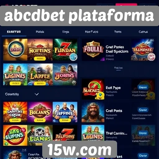 Comparativo de jogos disponíveis no site abcdbet